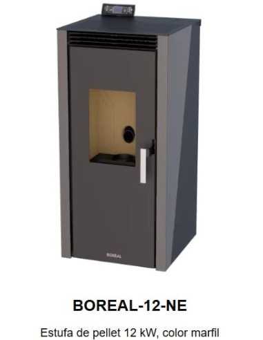 ESTUFA PELLET 12kW GRIS BOREAL