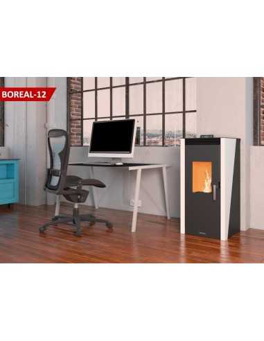 ESTUFA PELLET 12kW GRIS BOREAL