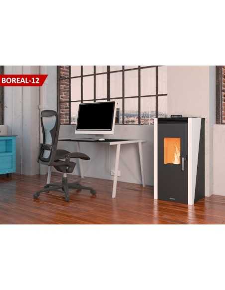 ESTUFA PELLET 12kW GRIS BOREAL