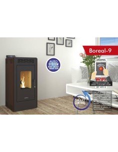 ESTUFA PELLET 9kW (SIN CÁMARAS) BOREAL