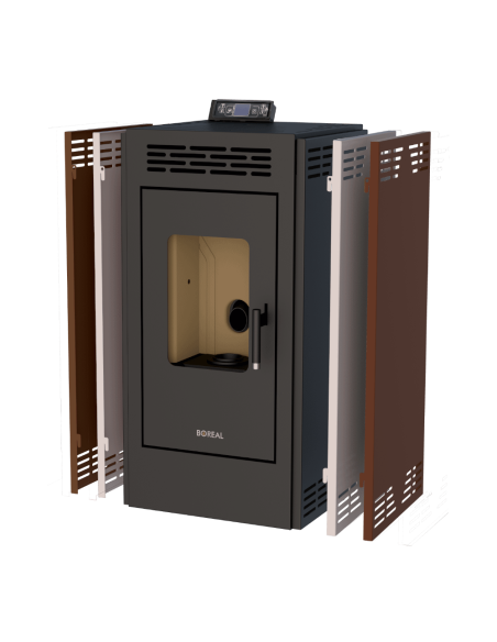 ESTUFA PELLET 9kW (SIN CÁMARAS) BOREAL