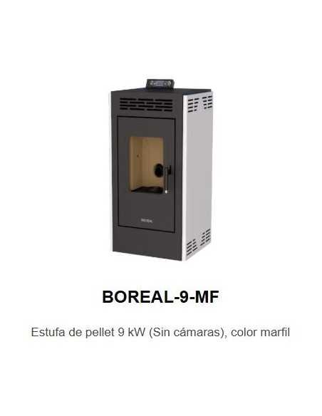 ESTUFA PELLET 9kW (SIN CÁMARAS) BOREAL