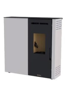 ESTUFA PELLET EXTRAPLANA 9kW MARFIL BOREAL 2