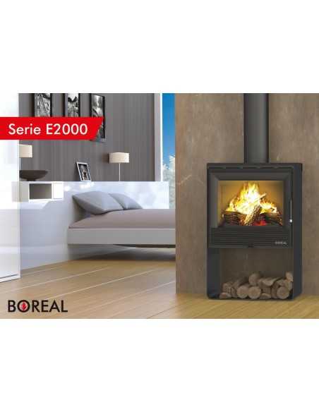 ESTUFA COLOR NEGRO BOREAL