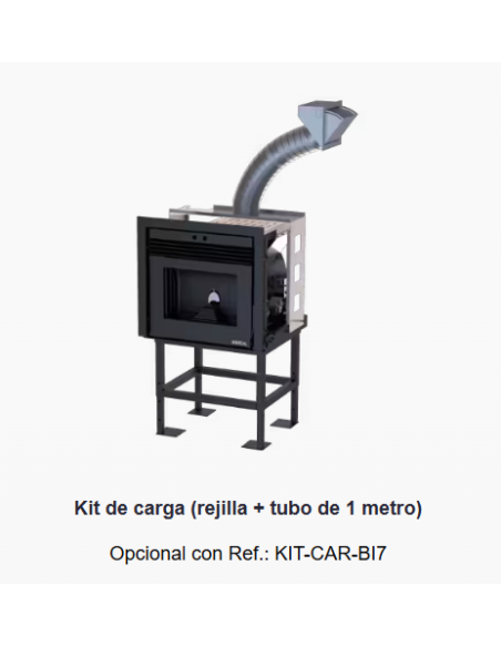 KIT DE CARGA (REJILLA DE CARGA + TUBO DE 1 METRO) BOREAL