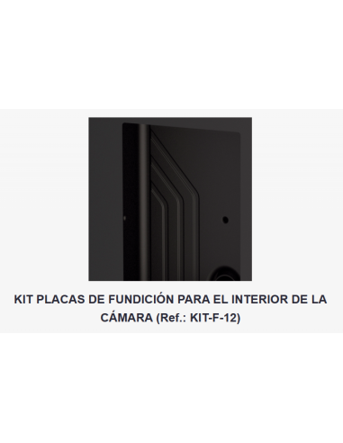 KIT PLACAS DE FUNDICIÓN PARA EL INTERIOR DE LA CÁMARA BOREAL