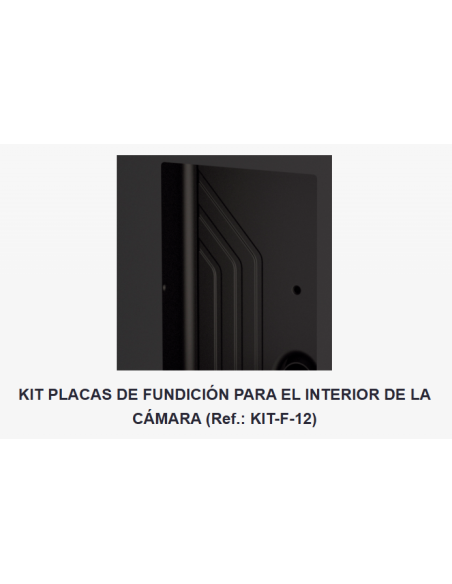 KIT PLACAS DE FUNDICIÓN PARA EL INTERIOR DE LA CÁMARA BOREAL