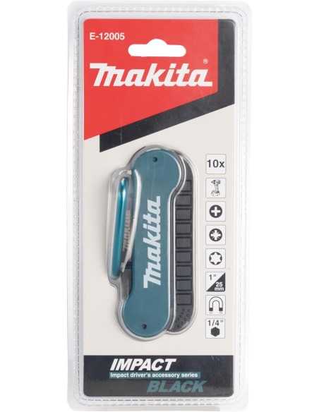 ESTUCHE PUNTAS IMPACT BLACK (10U.) MAKITA