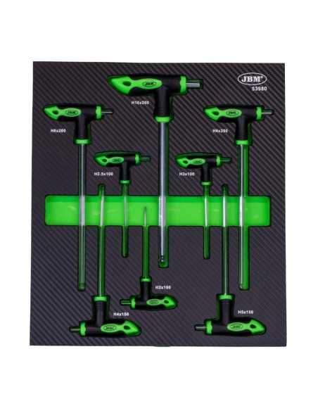 Llaves Allen JBM en forma de T Set 8Pz