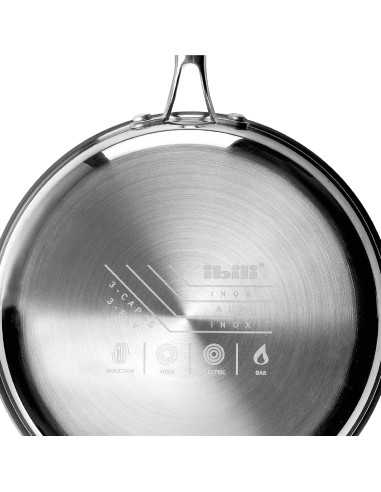 SARTEN BLINIS TRIPLY NATURAL 12CM IBILI