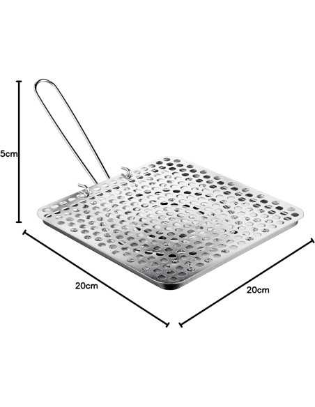 TOSTADOR PAN ESTAÑADO 20X20CMS