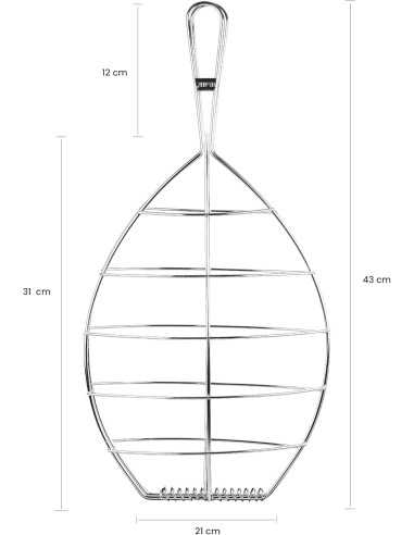 PARRILLA RODABALLO INOX L IBILI