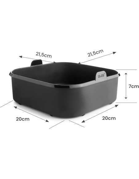 RECIPIENTE FREIDORA AIRE SILICONA 20X20 IBILI