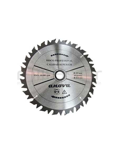 DISCO WIDIA SEMI-PROF.255x3x25,4 (ANTIRREBOTE RECTO) ANOVA