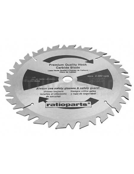 DISCO DE WIDIA 250x2.8x20 (CON ANTIRREBOTE RECTO) ANOVA