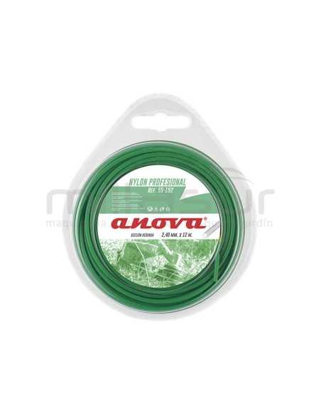 NYLON REDONDO ANOVA BLISTER 2.40x12 RESISTENTE Y DURADERO