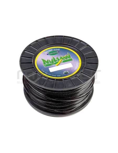 BOBINA NYLON DIENTE TIBURON 58 m. x 4.50 mm. RESISTENTE Y DURADERO