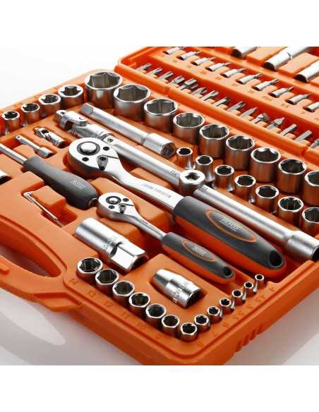 Juego de Vasos 1/2"+1/4" 110PZ Alyco Orange