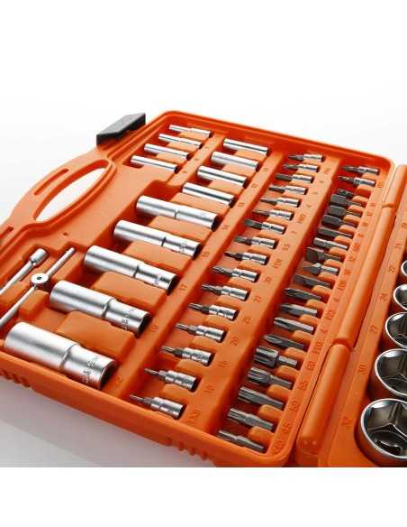 Juego de Vasos 1/2"+1/4" 110PZ Alyco Orange