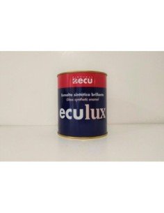 Pintura Esmalte Sintético  ECU ECULUX SELECCION NEGRO SATINADO 750 ML
