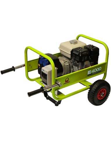 Generador Gasolina E4000 RENTAL + DPP Manual + DPP (ruedas incluidas) PRAMAC