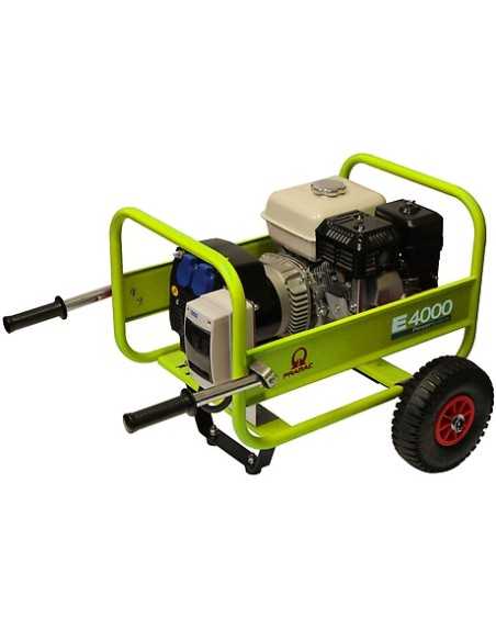 Generador Gasolina E4000 RENTAL + DPP Manual + DPP (ruedas incluidas) PRAMAC