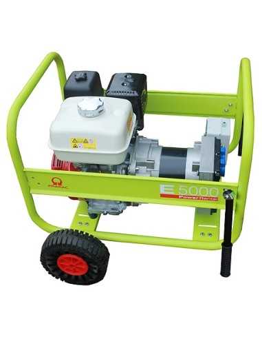 Generador Gasolina E5000 RENTAL + DPP Manual + DPP (ruedas incluidas) PRAMAC