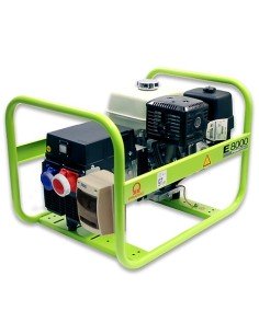 Generador Gasolina E8000 DPP + IP67* 400v Manual + DPP + IP67 PRAMAC