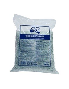 VIDRIO FILTRANTE QP SACO 20KG | Tratamiento eficaz para pisc