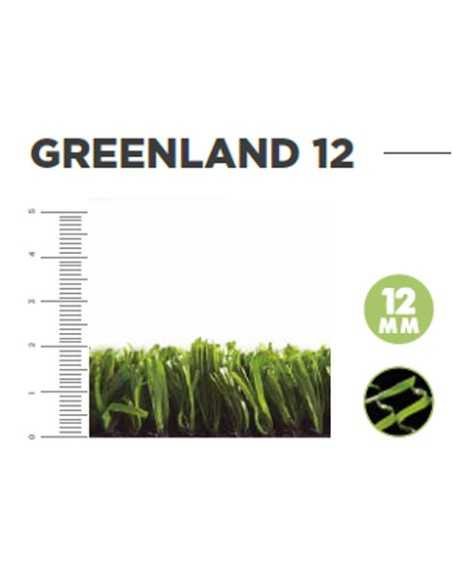 Césped Artificial VISA GARDEN GREENLAND 12mm Altura - Rollo 2mt * 25 mt