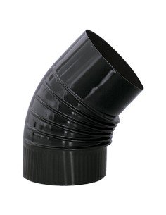 Codo Línea Negra Vitrificada 100/45º 020013