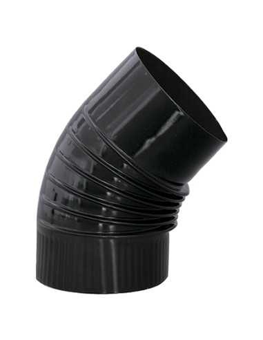 Codo Línea Negra Vitrificada 100/45º 020013