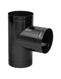 Tubo PRACTIC T Línea Negra Vitrificada 120/90º 021016