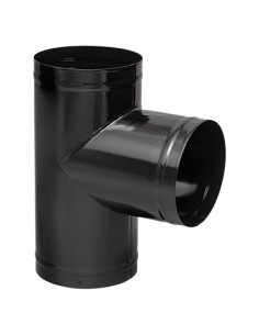 Tubo PRACTIC T Línea Negra Vitrificada 150200/90º 022015