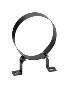 Abrazadera Mural PRACTIC Línea Negra Vitrificada/150 022032