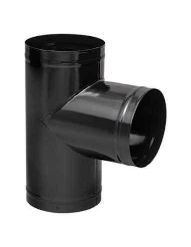 Tubo PRACTIC T Línea Negra Vitrificada 200/90º 024015