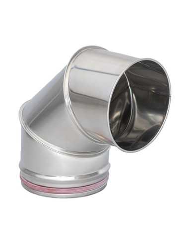 Codo PRACTIC Chimenea Modular PS304 100/88º 032009