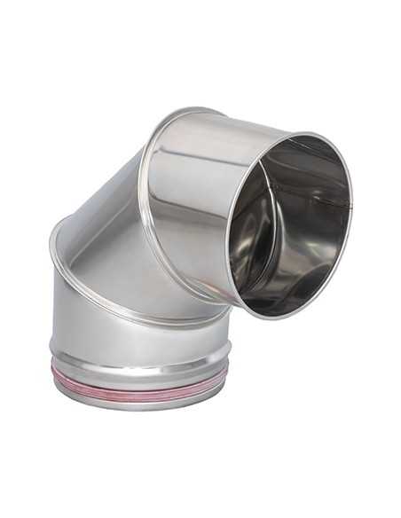 Codo PRACTIC Chimenea Modular PS304 100/88º 032009