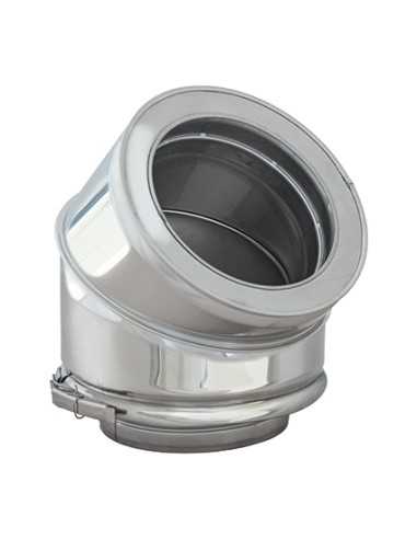 Codo PRACTIC Chimenea Modular I316-I304 100/45º 147012