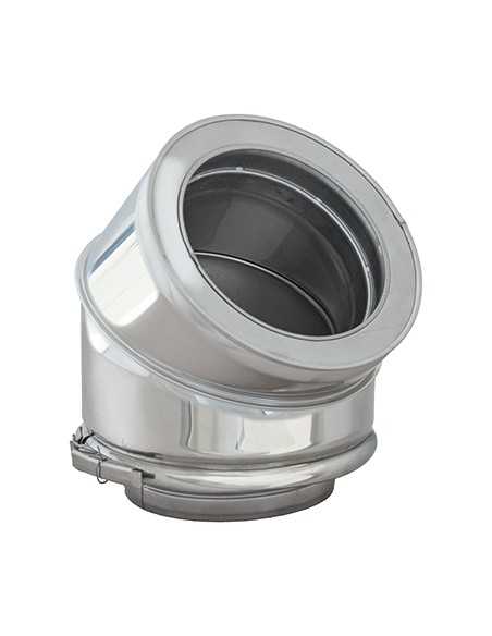 Codo PRACTIC Chimenea Modular I316-I304 100/45º 147012