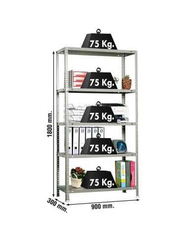 Estantería SIMONRACK Advantage 5/300 gris