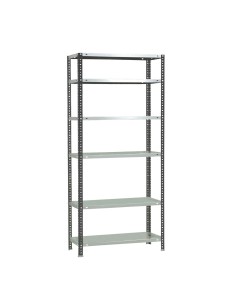 Estantería SIMONRACK Confort Mini 6/500 ANTRACITA/Blanco 2000x800x500
