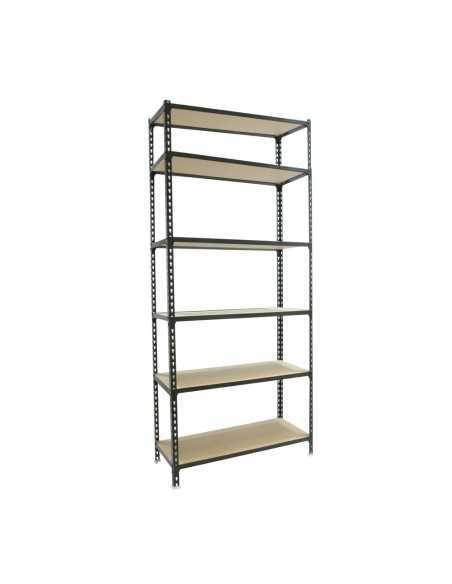Estantería SIMONRACK MADERCLICK MEGAPlus 6/400 2500 ANTRACITA/MAD 2500x1200x400