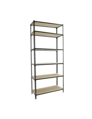 Estantería SIMONRACK MADERCLICK MEGAPlus 6/500 2500 ANTRACITA/MAD 2500x1200x500