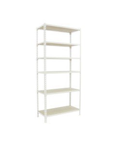 Estantería SIMONCLICK maderClick MEGAPlus 6/500 2500 blanco/madera 2500x1200x500