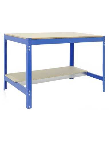 Mesa de Trabajo SIMONWORK BT0 900x600 ANTRACITA/Madera 842x910x610 | Mesa de trabajo SimonRack profesional y resistente