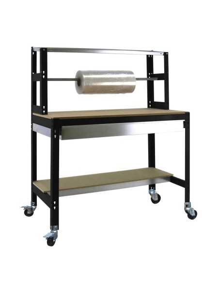 Mesa de Trabajo SIMONWORK MOBILE BT4 BOX 1500 GALVA/MADERA 1520x1510x760 ESTANTERIAS SIMON | Mesa de trabajo SimonRack profesion