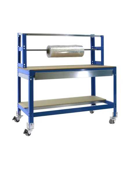 Mesa de Trabajo SIMONWORK BT6 Metal 1BOX 1200x735 Azul 830x1200x730 | Mesa de trabajo SimonRack profesional y resistente