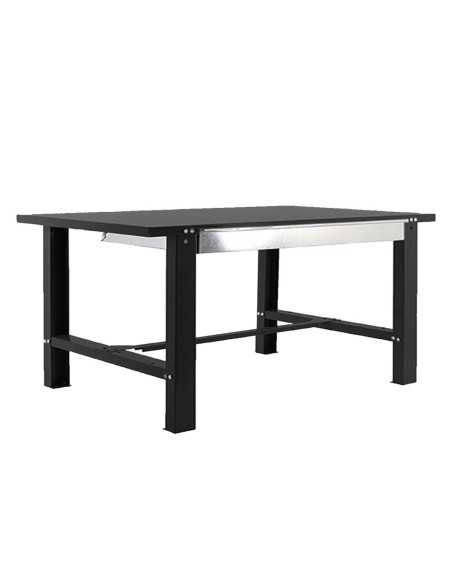 Mesa de Trabajo SIMONWORK BT6L METAL 1BOX 1800x735 Gris 830x1800x730 ESTANTERIAS SIMON | Mesa de trabajo SimonRack profesional y