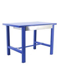 Mesa de Trabajo SIMONWORK BT6 PRO Metal 1BOX 1200 Azul 830x1200x730 | Mesa de trabajo SimonRack profesional y resistente